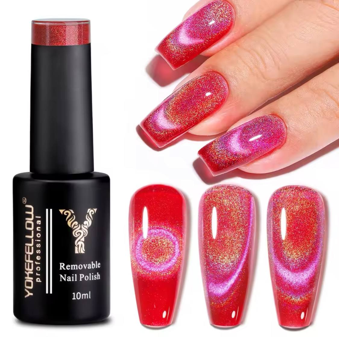 Vstore SpectraChrome 9D Magnetic Gel Nail Polish.